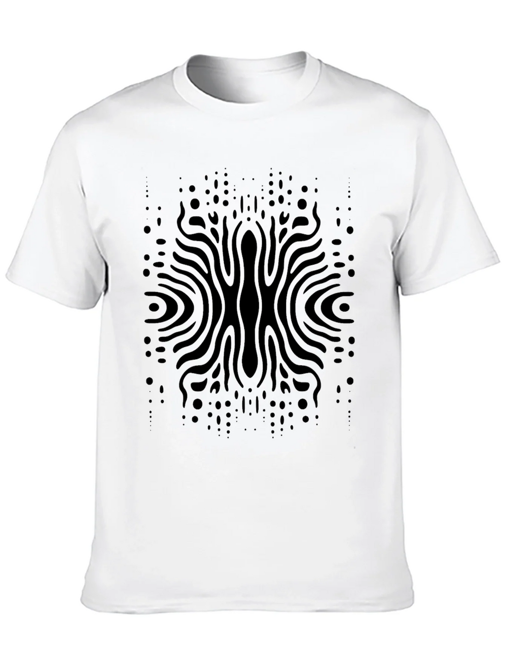 Abstract Black Pattern Tee - Modern Style product image 9