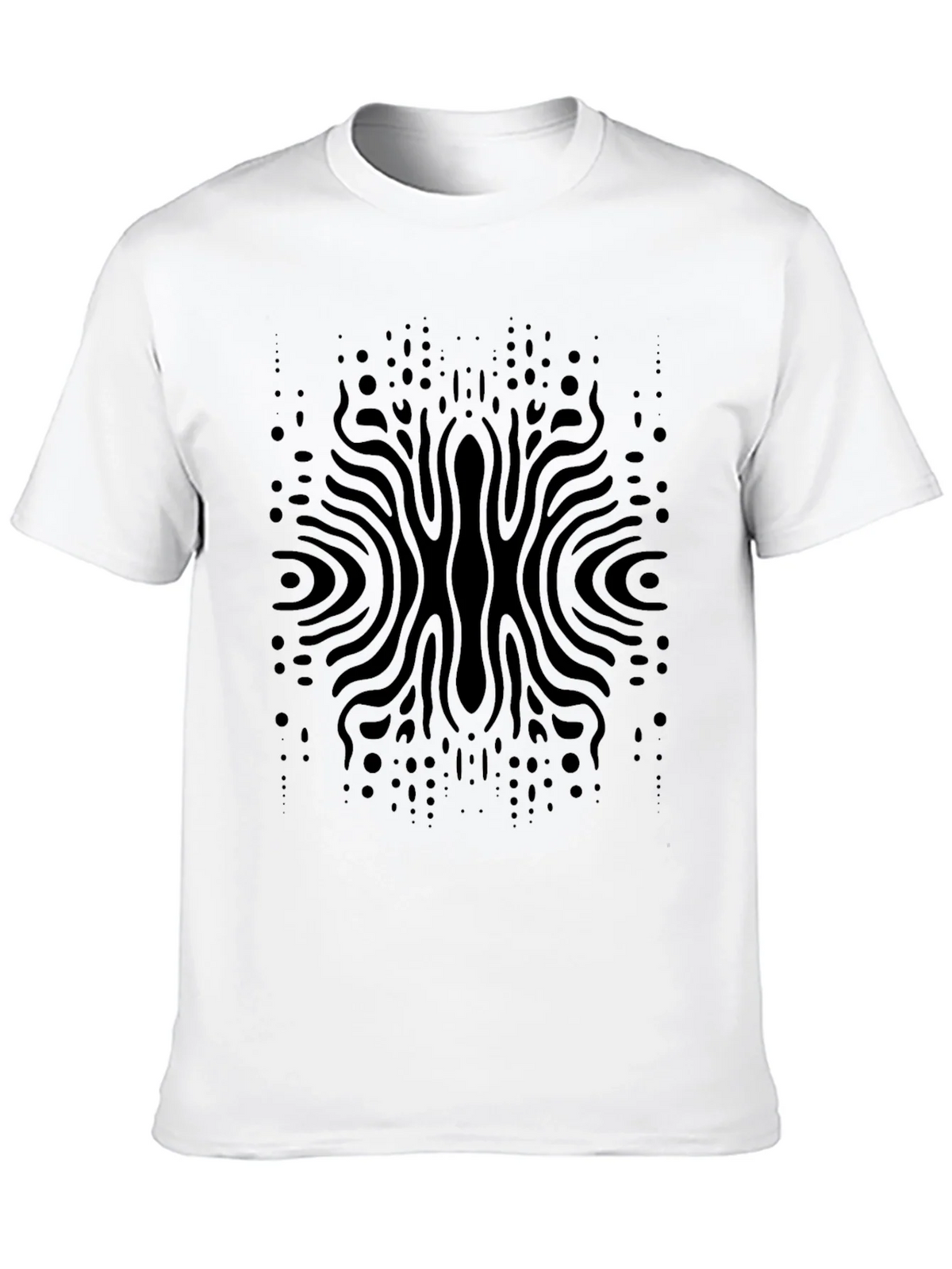 Abstract Black Pattern Tee - Modern Style product image 9