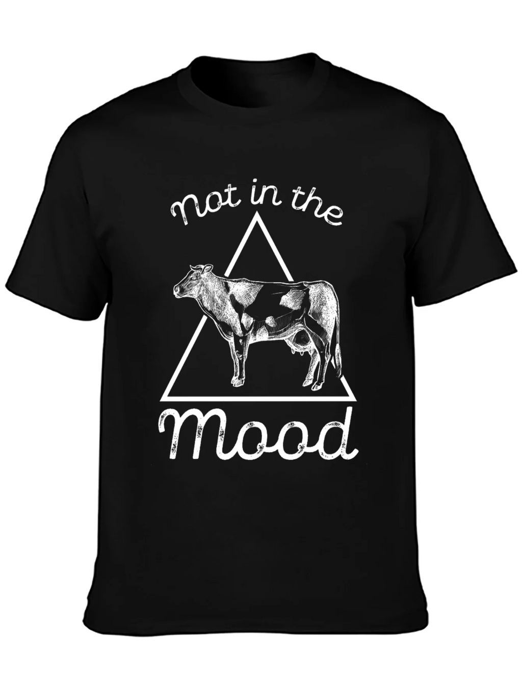 Not In The Mood Cow Graphic Tee product image 3