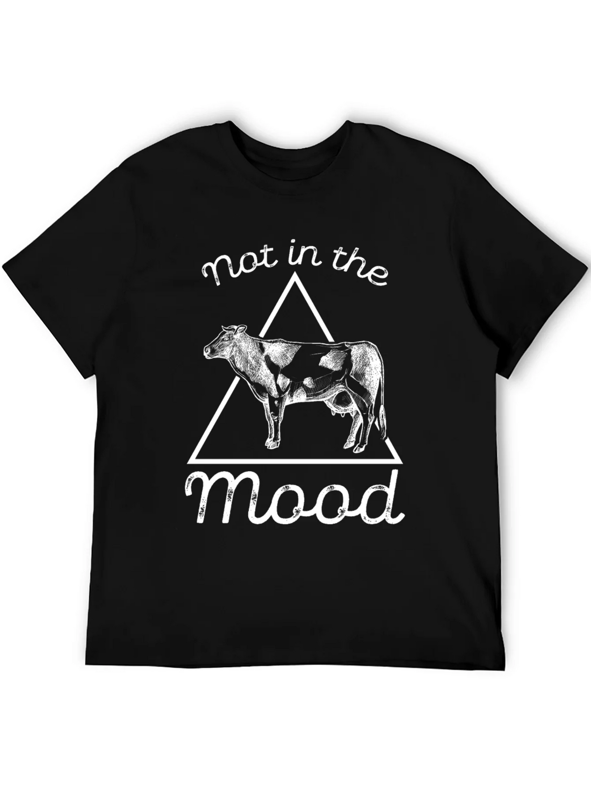 Not In The Mood Cow Graphic Tee product image 5