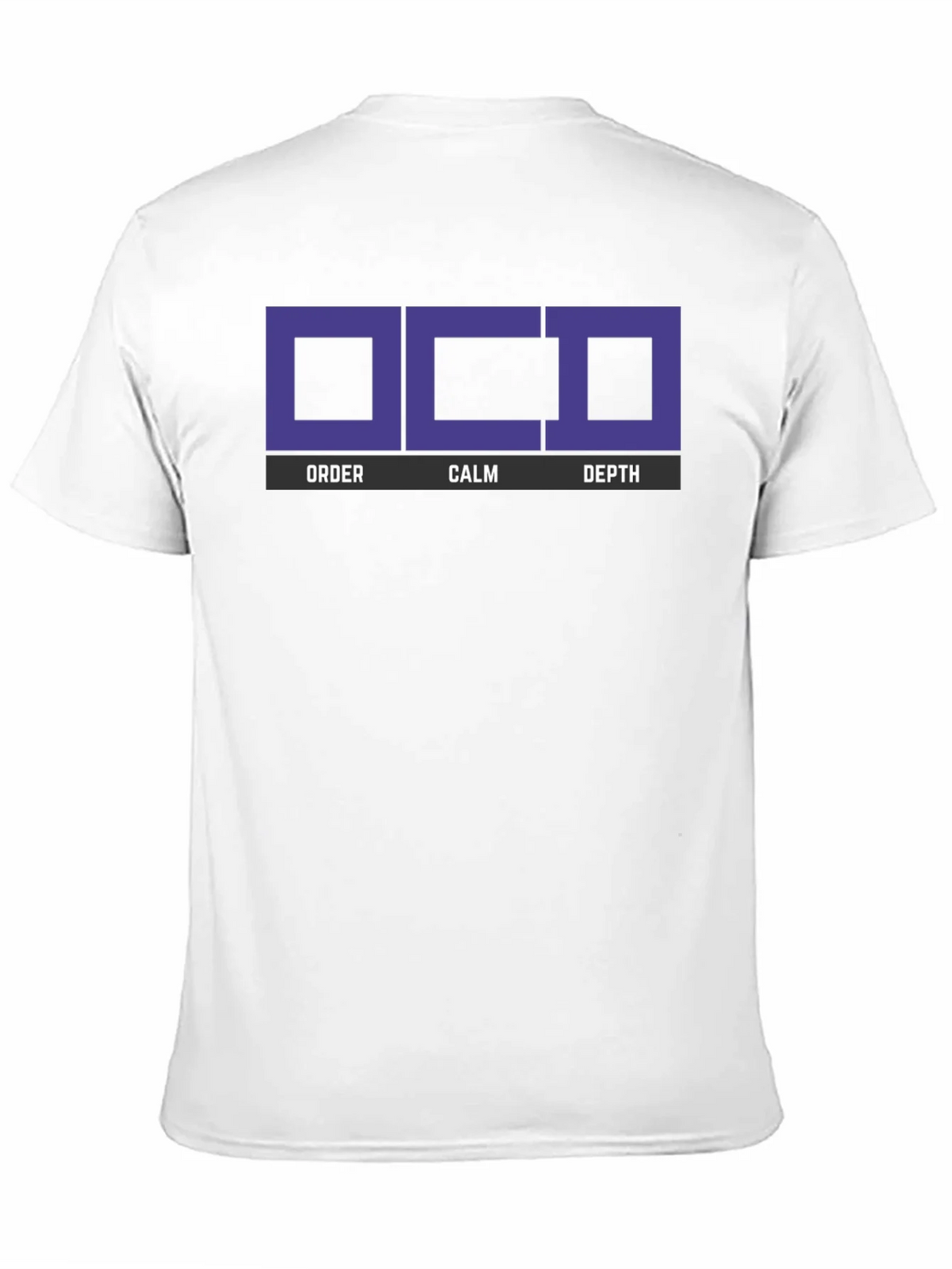 OCD Order Calm Depth Black T-Shirt product image 5