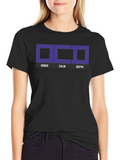 OCD Order Calm Depth Black T-Shirt product image 1