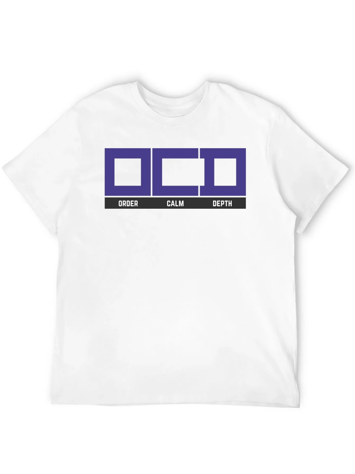 OCD Order Calm Depth Black T-Shirt product image 6