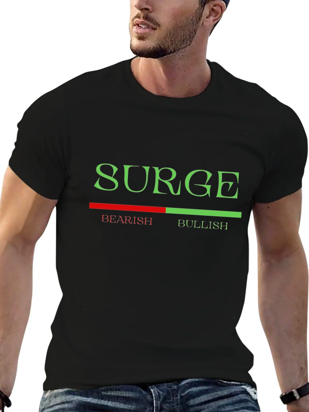 Surge Bearish Bullish Graphic Tee - Trader T-Shirt product image 5