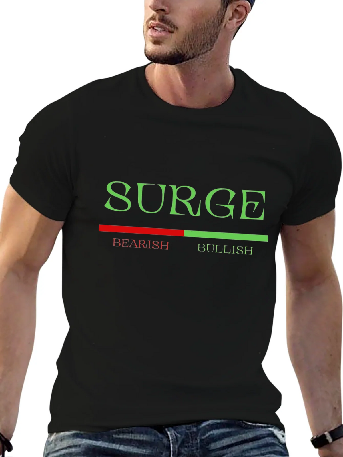 Surge Bearish Bullish Graphic Tee - Trader T-Shirt product image 5