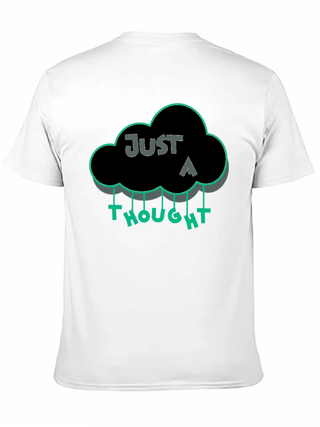 Just a Thought Graphic T-Shirt - Black product image 7