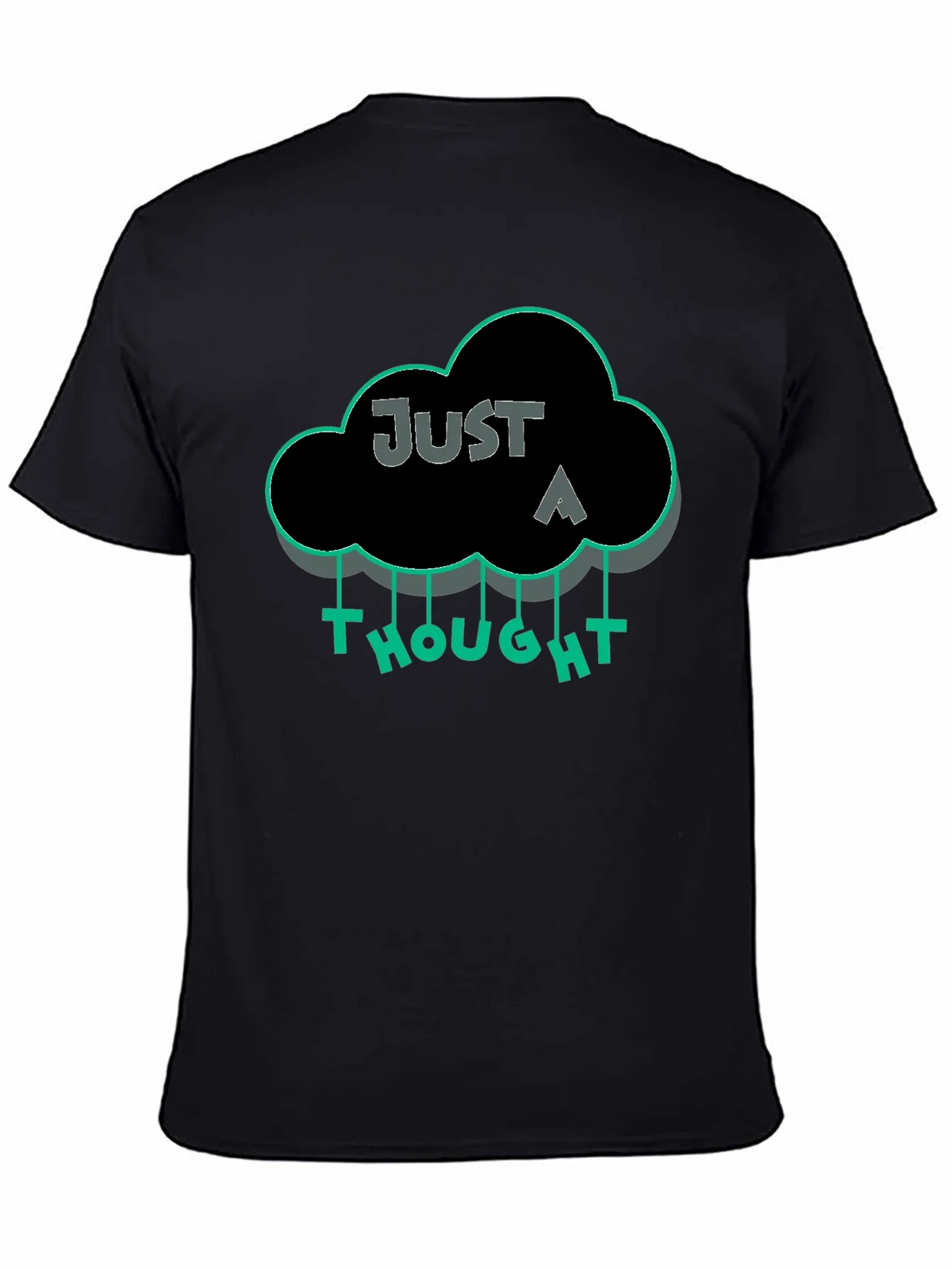Just a Thought Graphic T-Shirt - Black product image 3