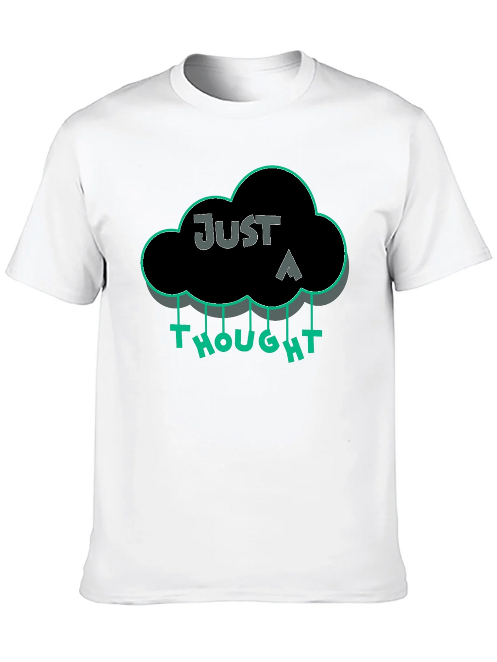 Just a Thought Graphic T-Shirt - Black product image 6