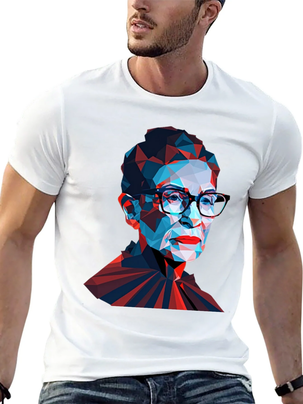Geometric RBG T-Shirt - Black product image 11