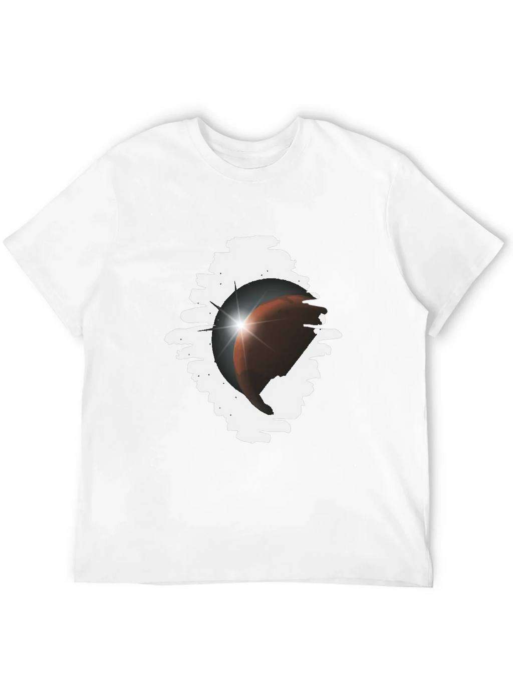 Eclipse Graphic Tee - Stylish Black Cotton Blend product image 11