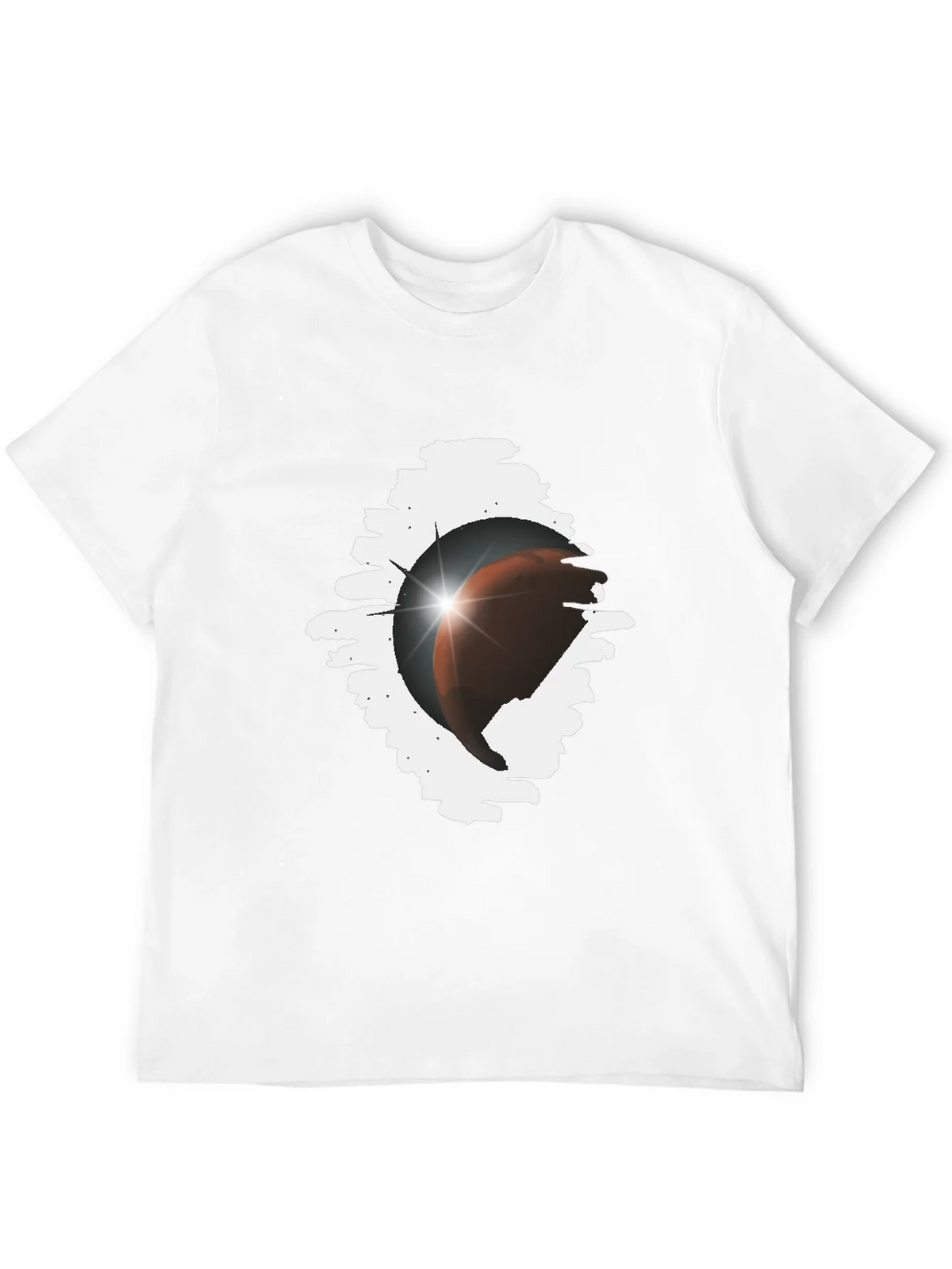 Eclipse Graphic Tee - Stylish Black Cotton Blend product image 11