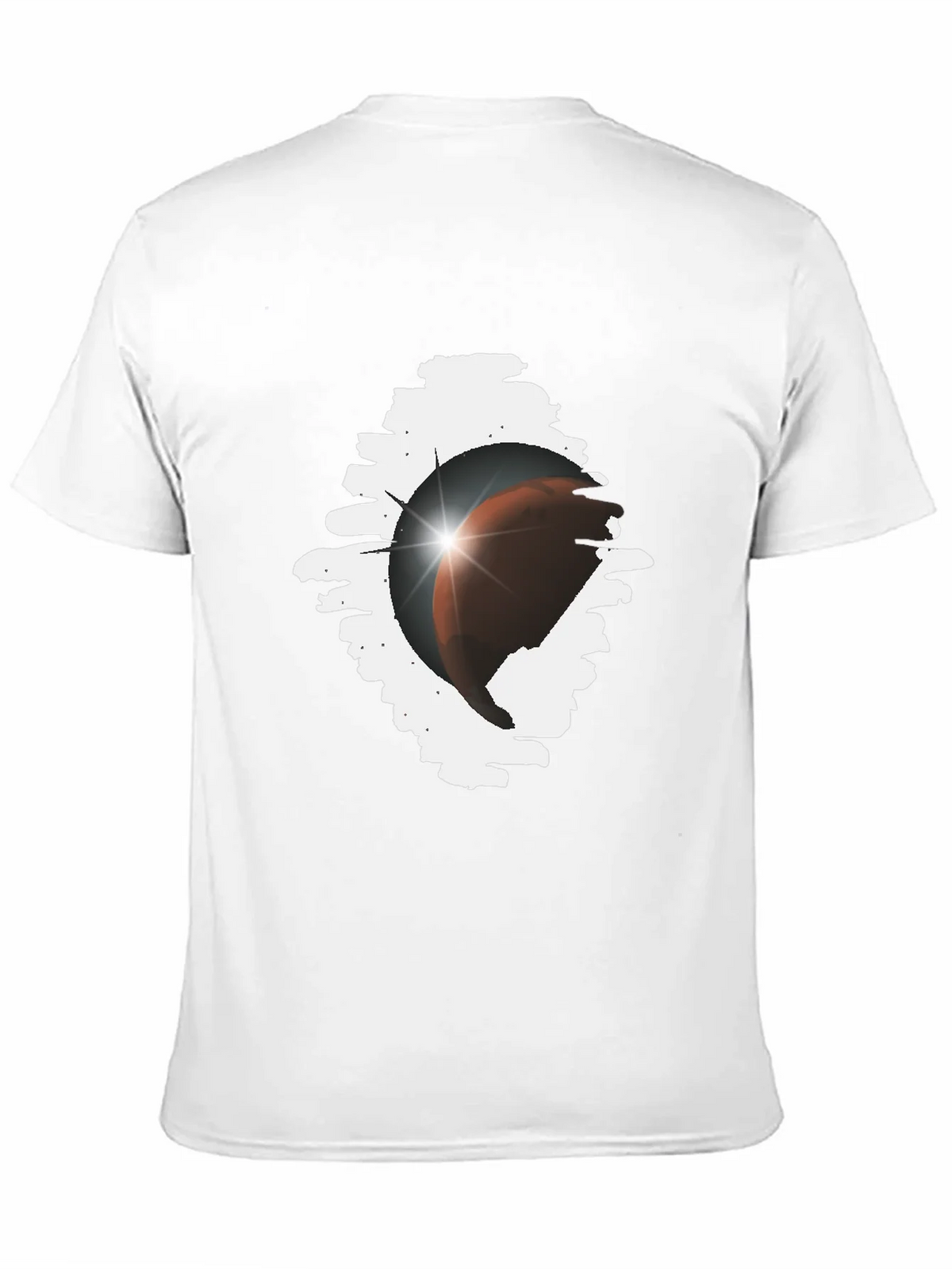 Eclipse Graphic Tee - Stylish Black Cotton Blend product image 10