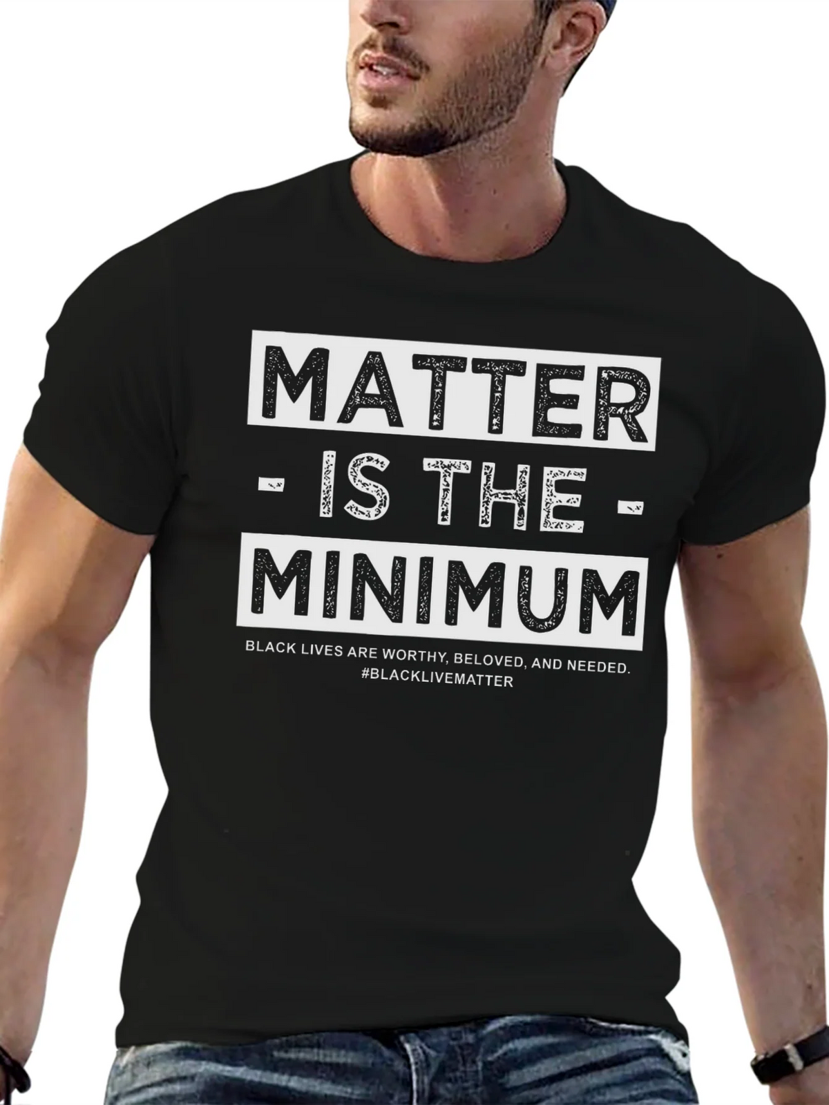 Black Lives Matter T-Shirt - is the Minimum product image 6