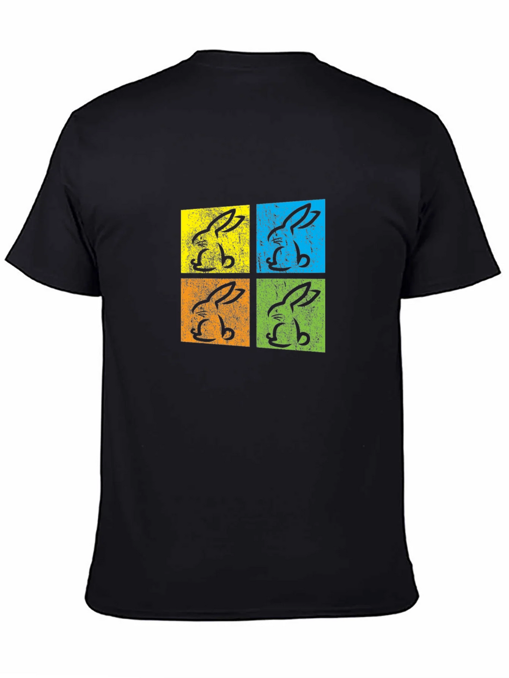 Retro Easter Bunny Pop Art T-Shirt product image 4
