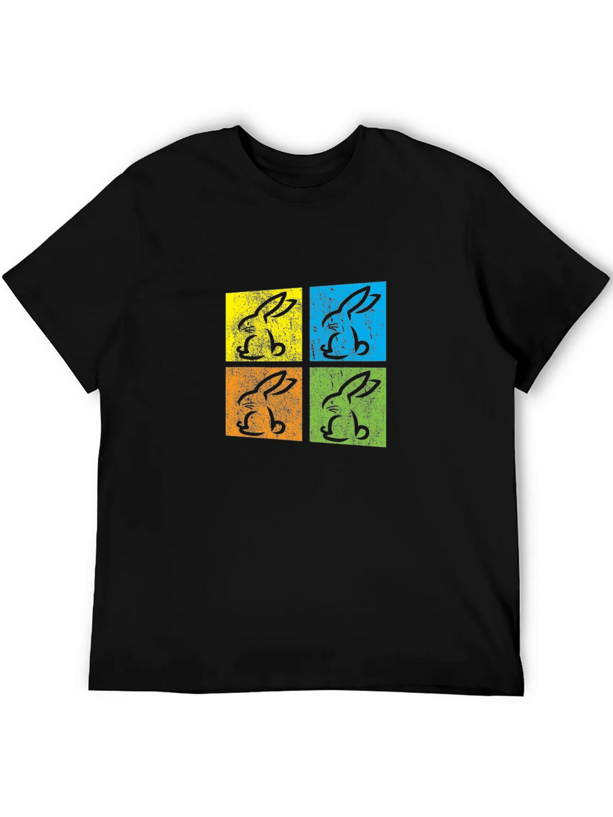 Retro Easter Bunny Pop Art T-Shirt product image 5
