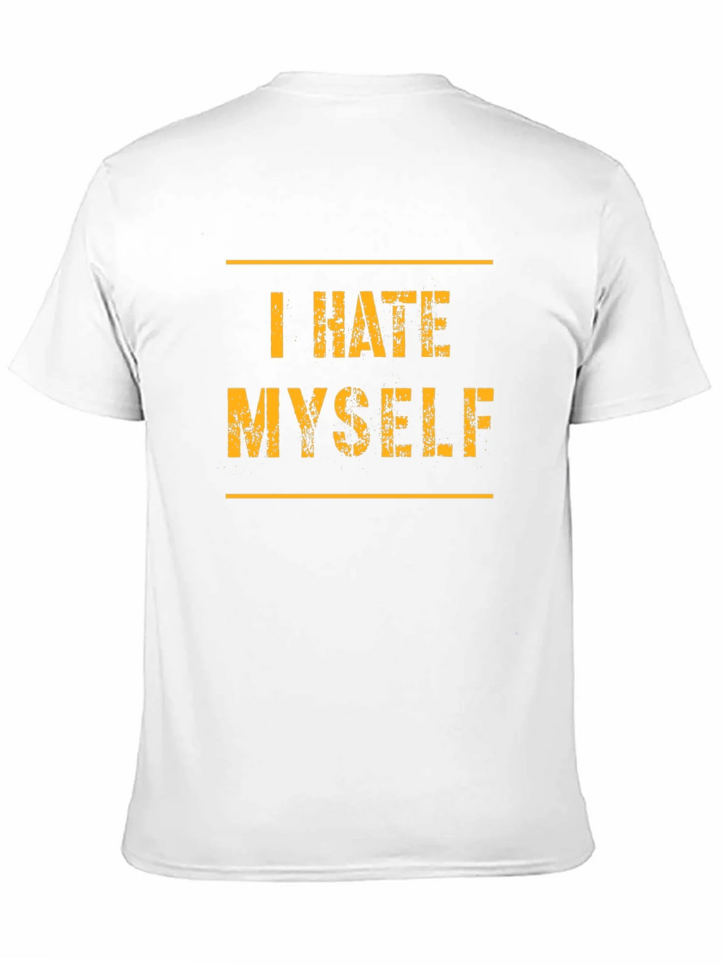 I Hate Myself T-Shirt - Black Graphic Tee product image 10