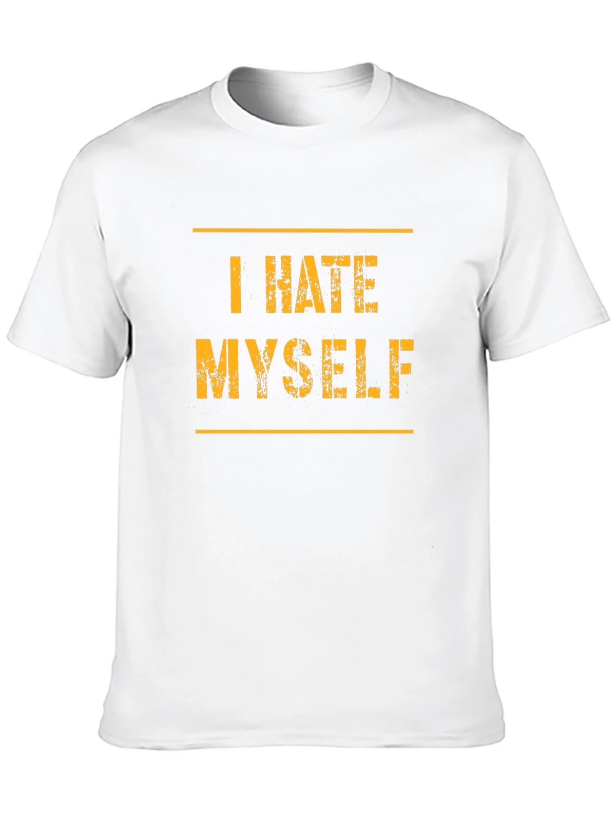 I Hate Myself T-Shirt - Black Graphic Tee product image 9