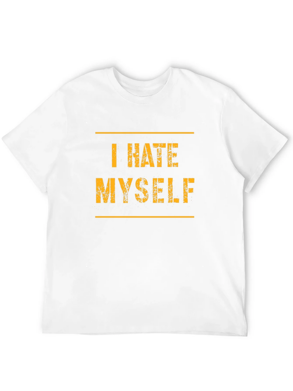 I Hate Myself T-Shirt - Black Graphic Tee product image 11