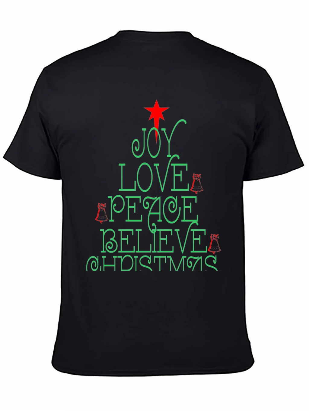 Holiday Christmas Joy Love Peace Tee product image 3