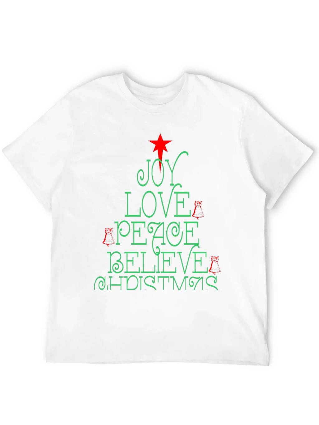 Holiday Christmas Joy Love Peace Tee product image 8