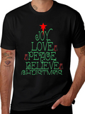 Holiday Christmas Joy Love Peace Tee product image 1