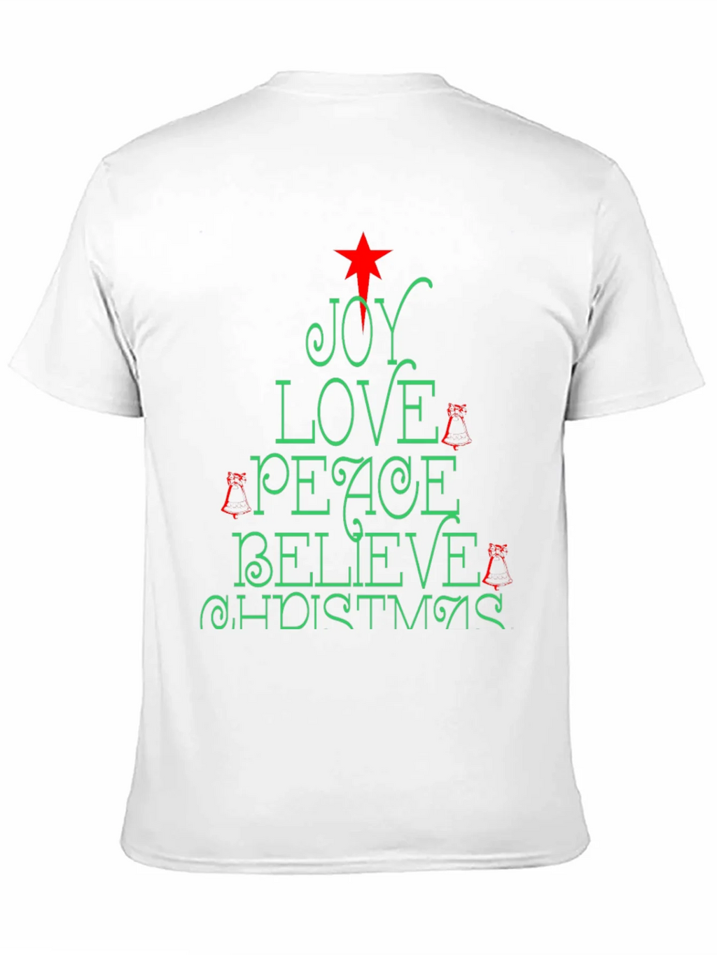 Holiday Christmas Joy Love Peace Tee product image 7