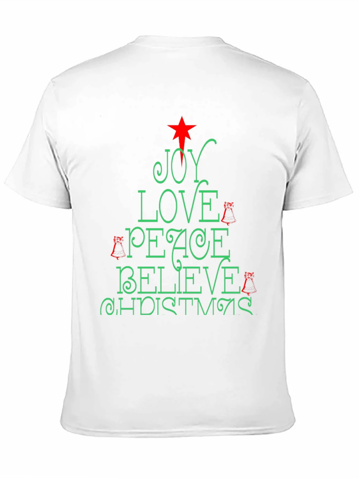 Holiday Christmas Joy Love Peace Tee product image 7