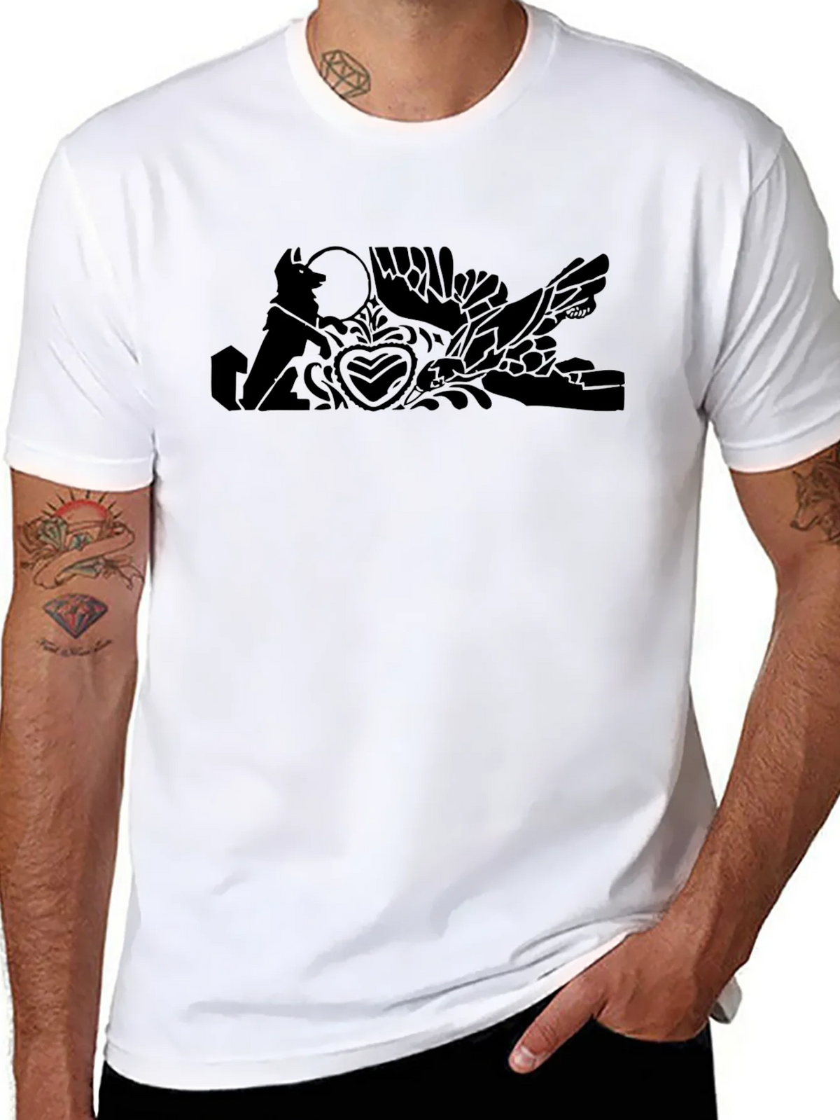 Silhouette Graphic Tee - Black product image 7