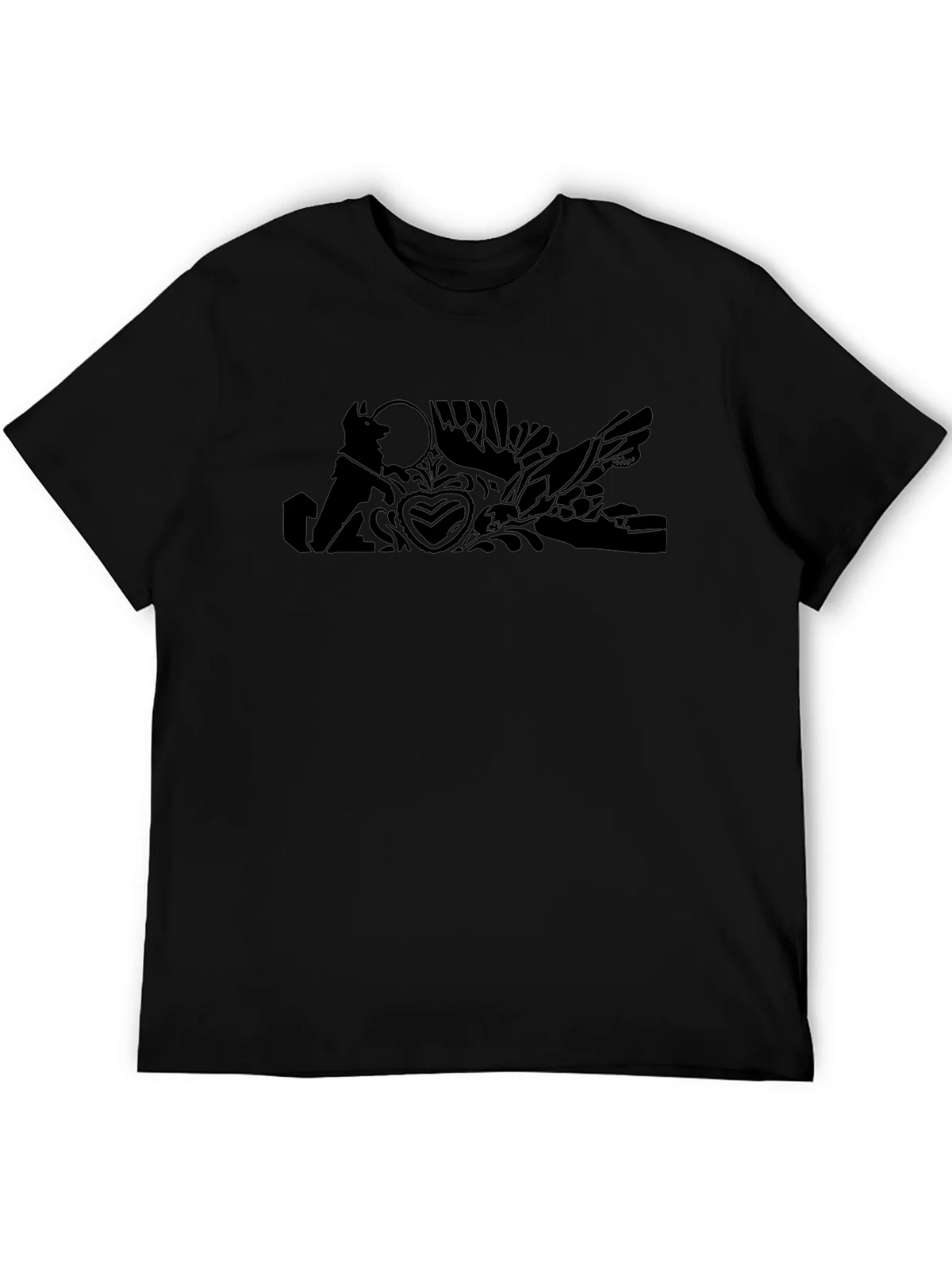 Silhouette Graphic Tee - Black product image 5