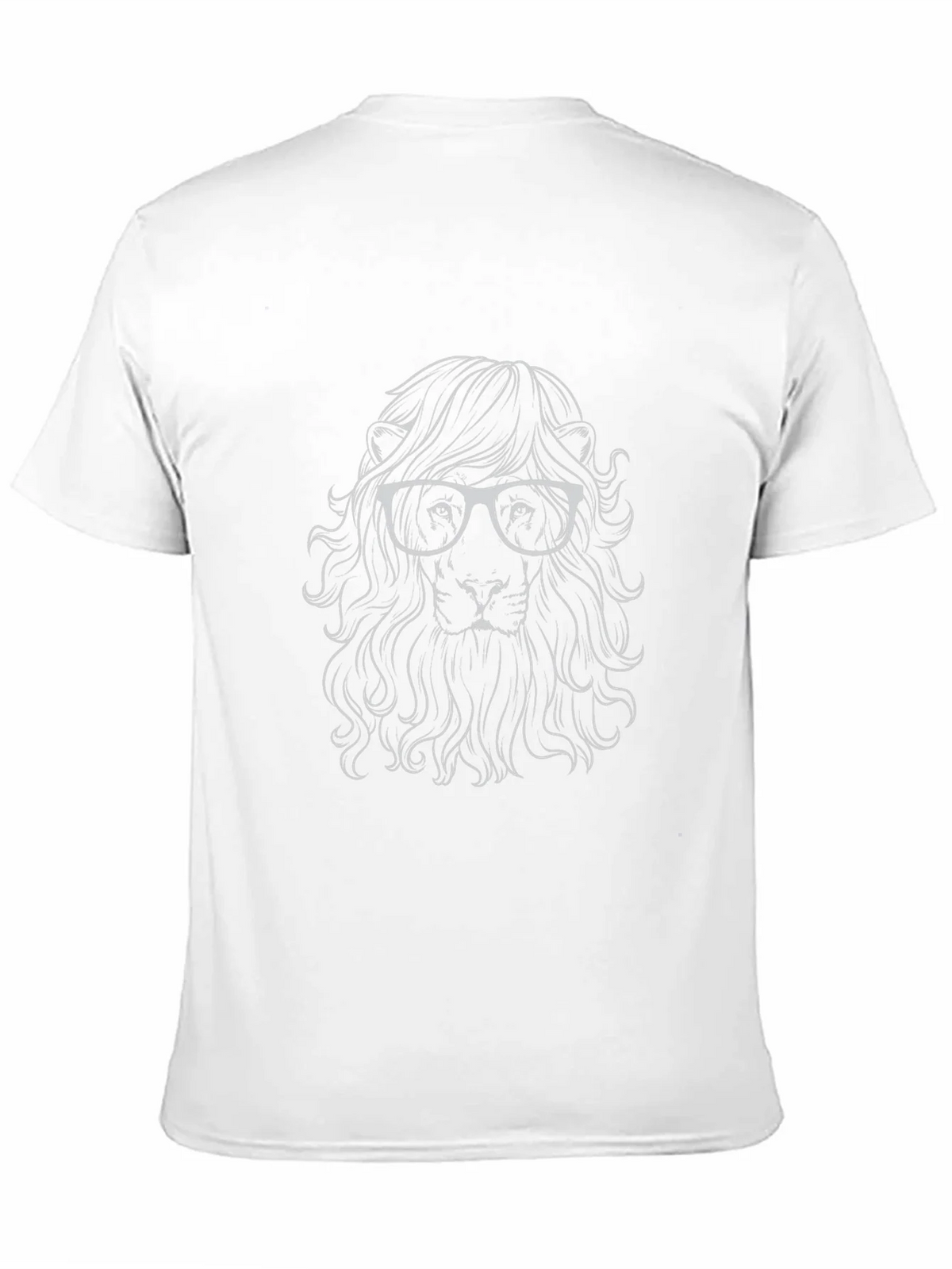 Lion with Glasses Graphic Tee - Stylish Black T-Shirt product image 10