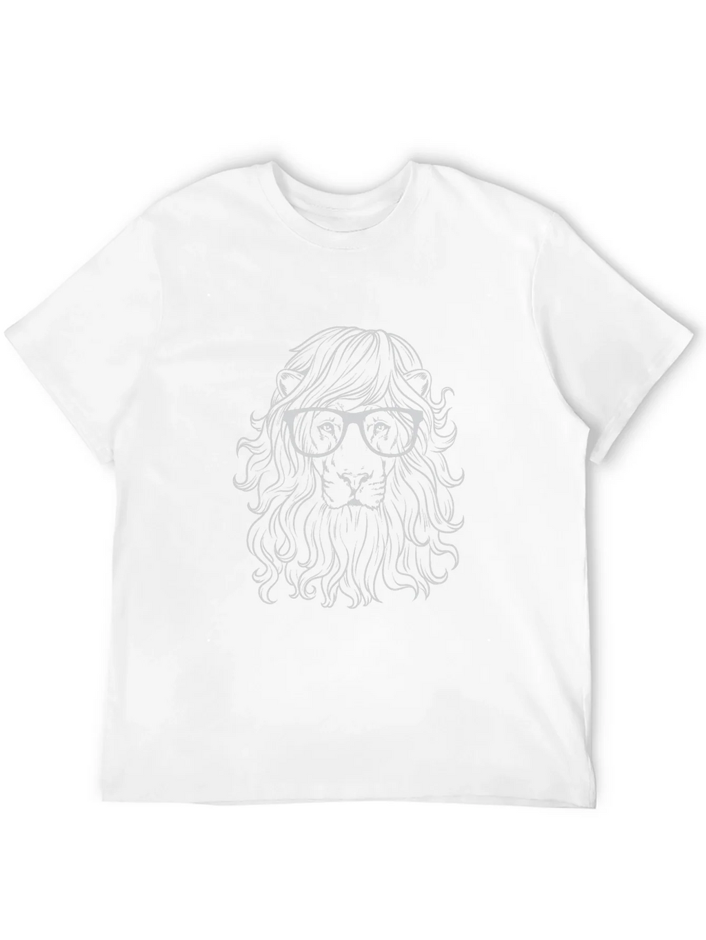Lion with Glasses Graphic Tee - Stylish Black T-Shirt product image 11