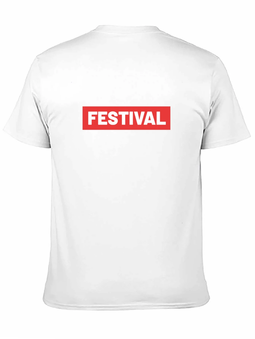Festival Box Logo Graphic Tee - Cool Black T-Shirt product image 8