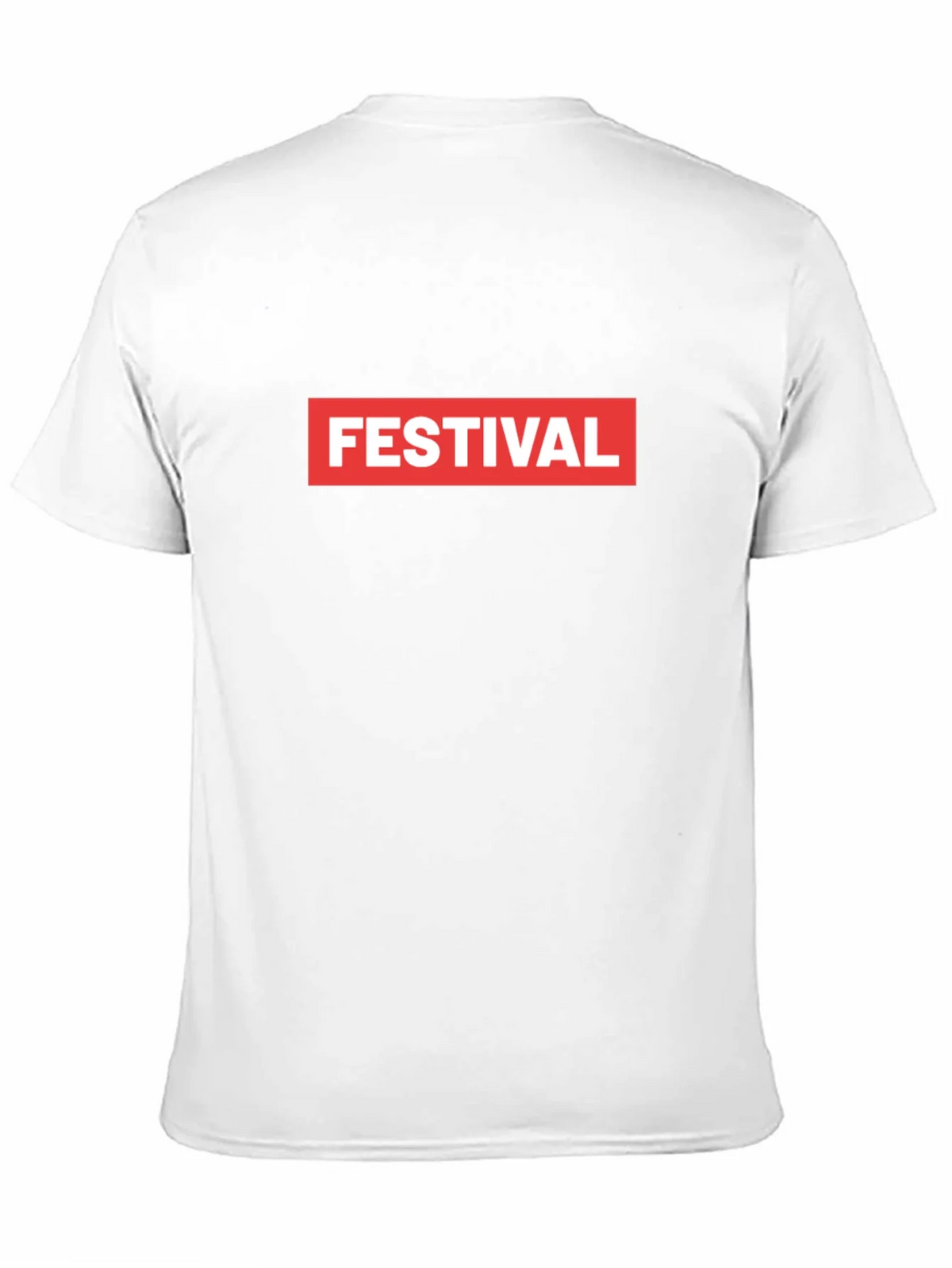 Festival Box Logo Graphic Tee - Cool Black T-Shirt product image 8