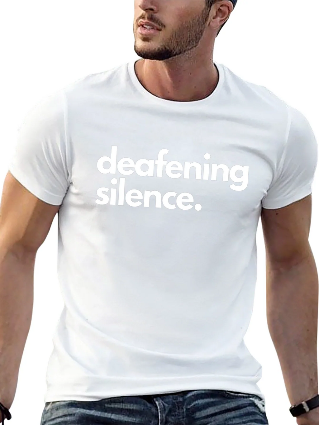 Deafening Silence Graphic Tee - Black product image 12