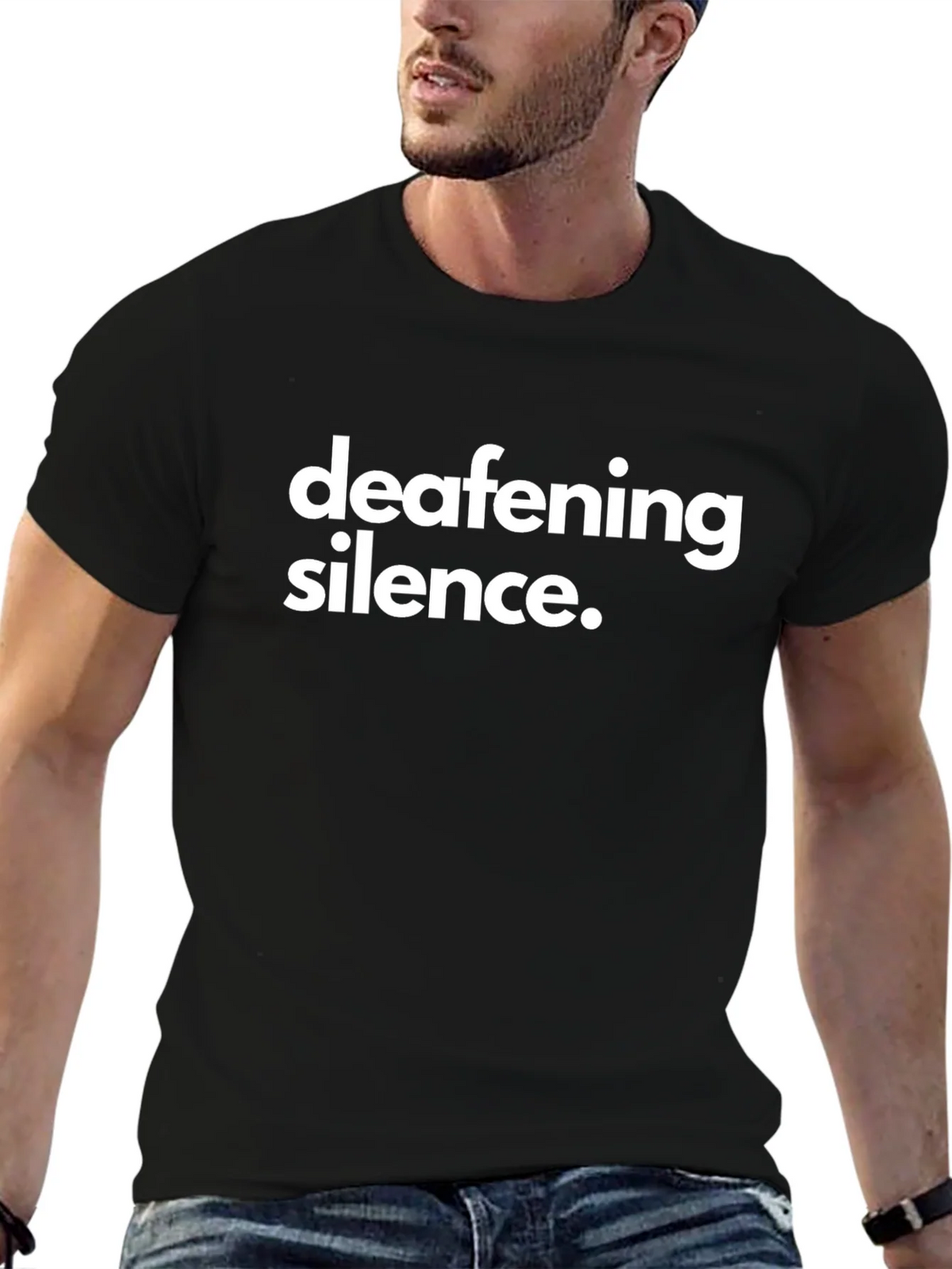 Deafening Silence Graphic Tee - Black product image 6