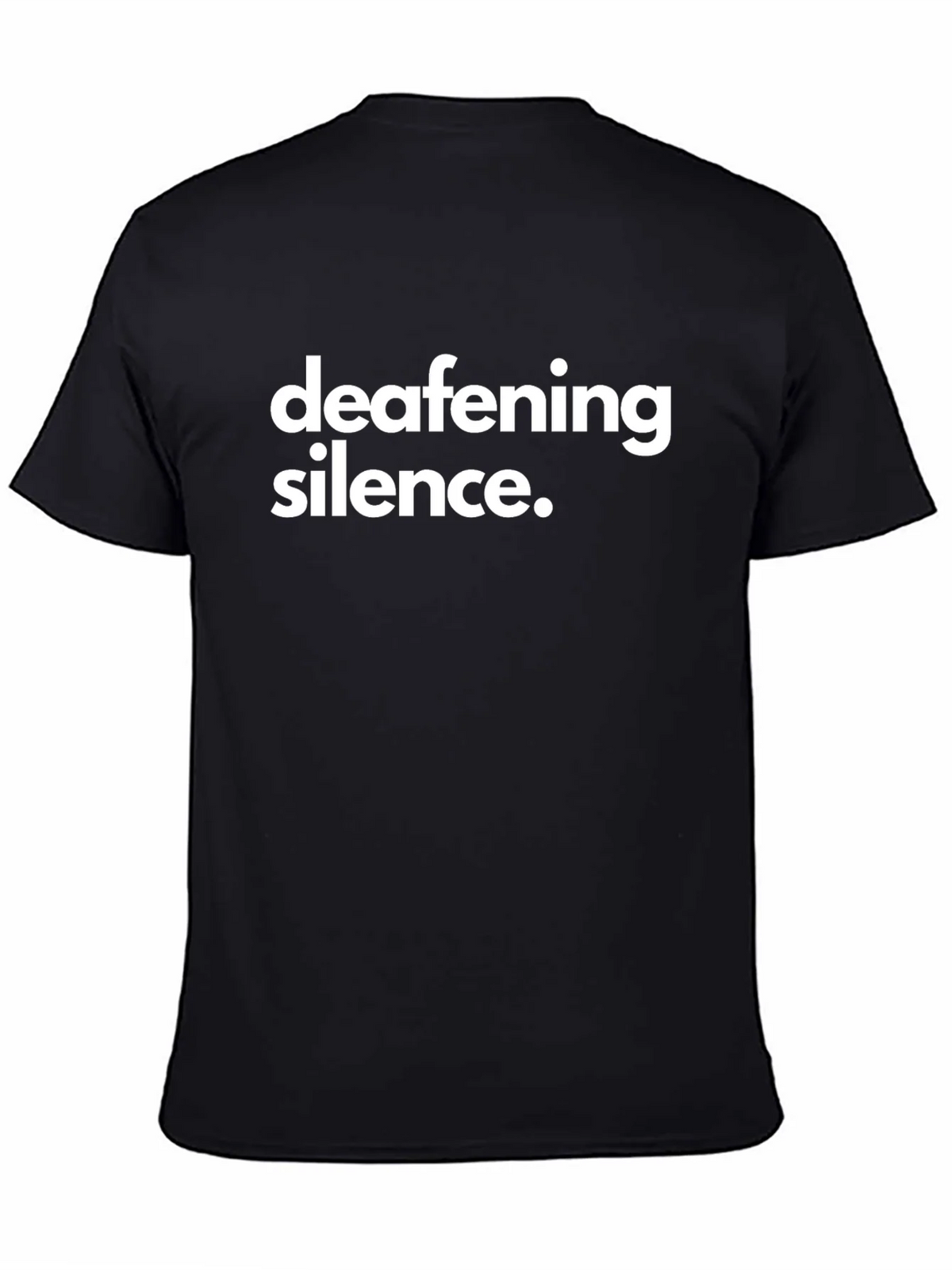 Deafening Silence Graphic Tee - Black product image 4
