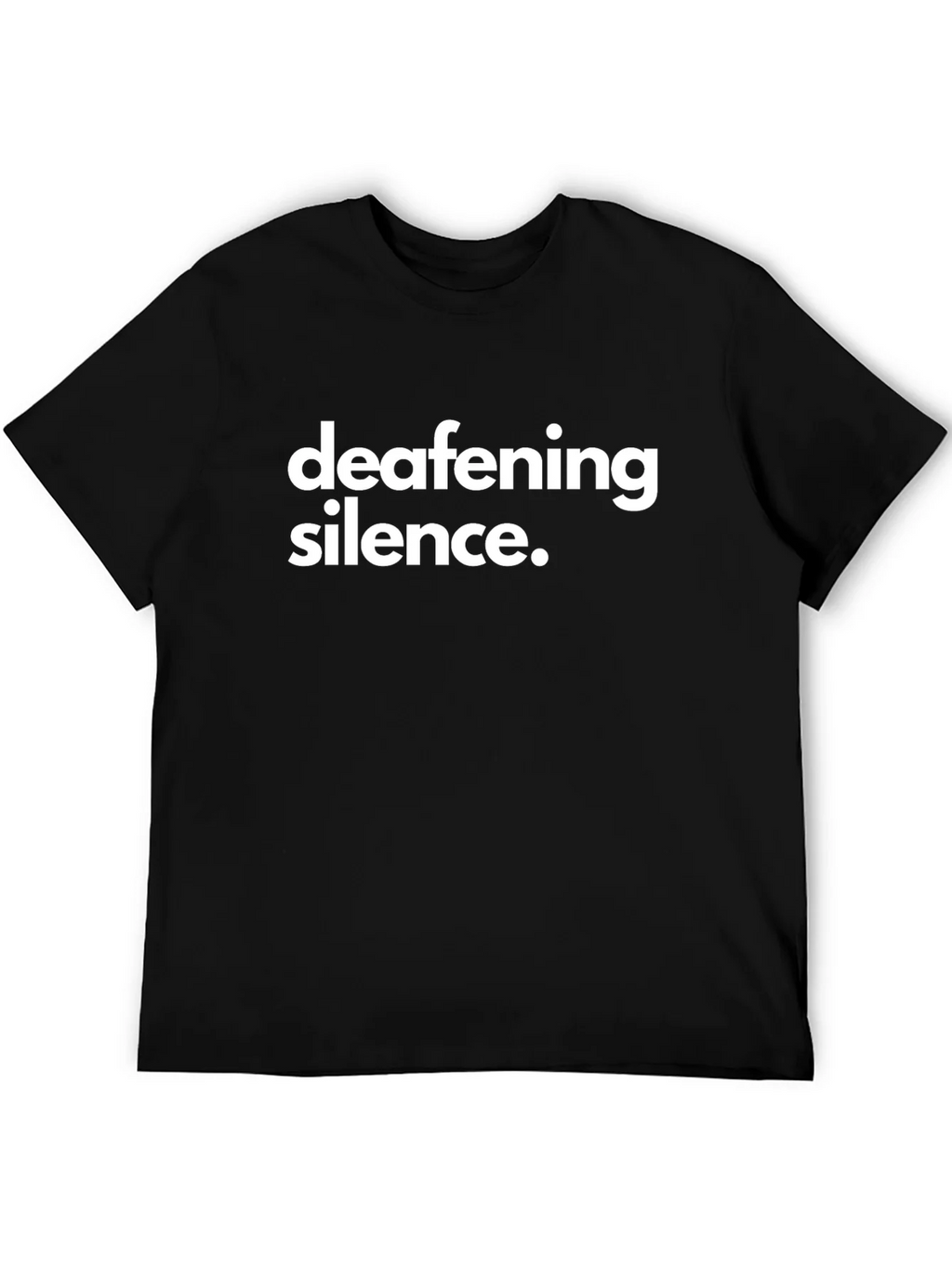 Deafening Silence Graphic Tee - Black product image 5