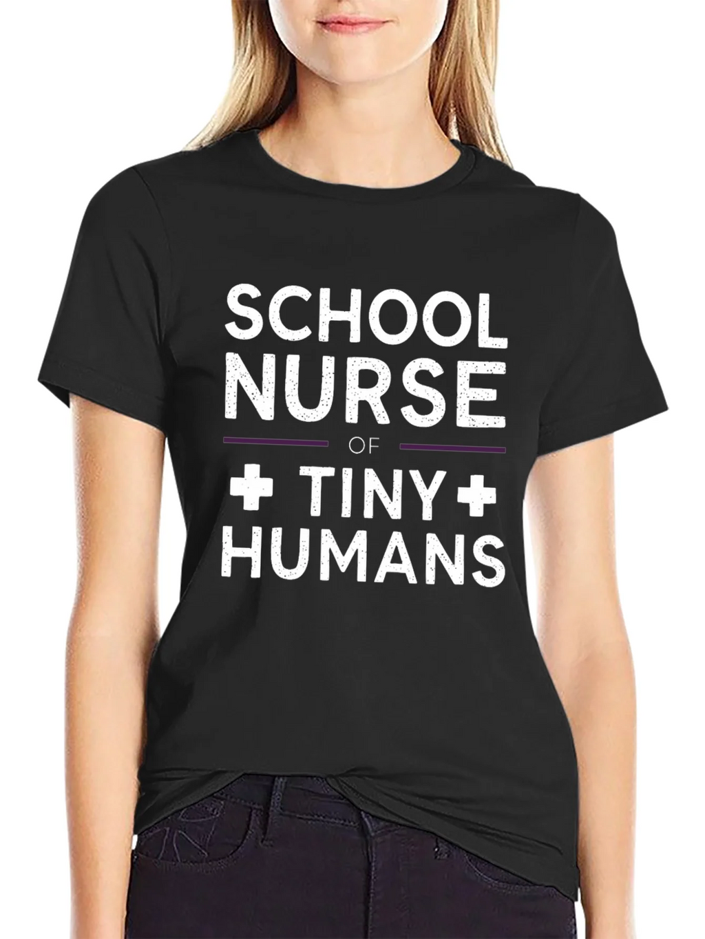 School Nurse of Tiny Humans Graphic Tee product image 2