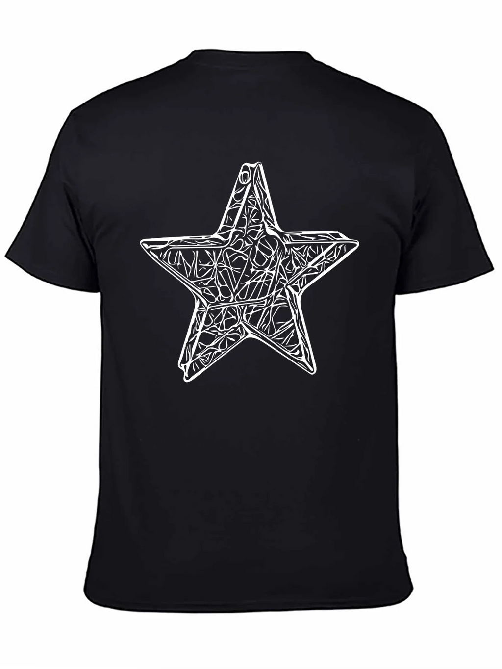 Abstract Star Graphic Tee - Mens Black T-Shirt product image 4
