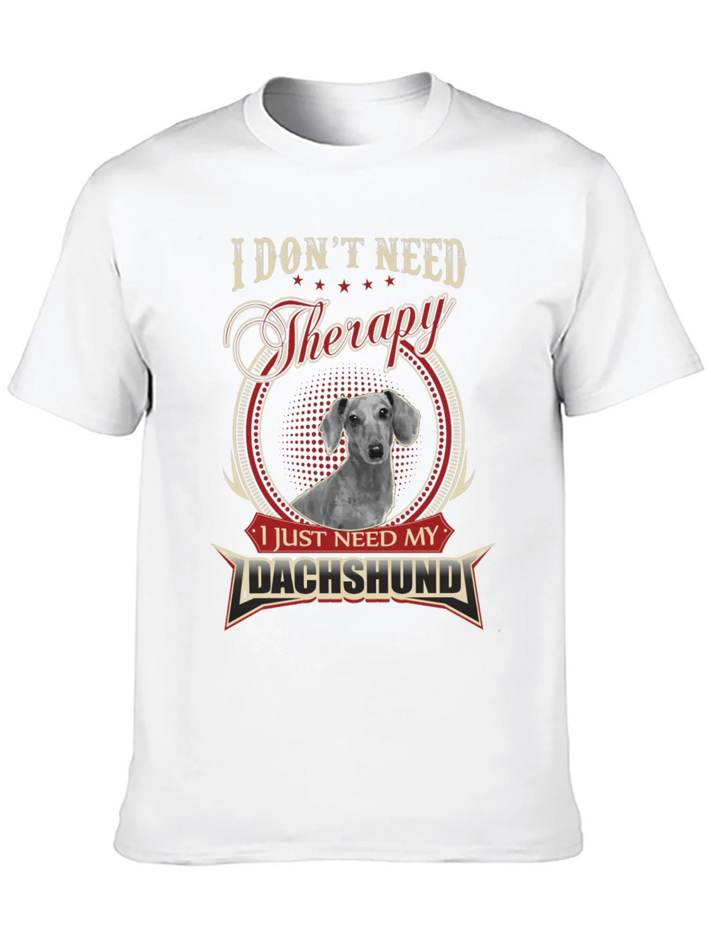 Dachshund Therapy T-Shirt - Funny Dog Lover Tee product image 7