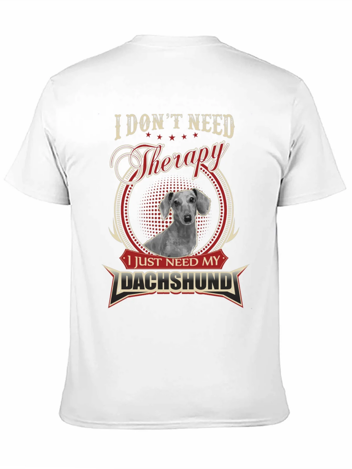 Dachshund Therapy T-Shirt - Funny Dog Lover Tee product image 8