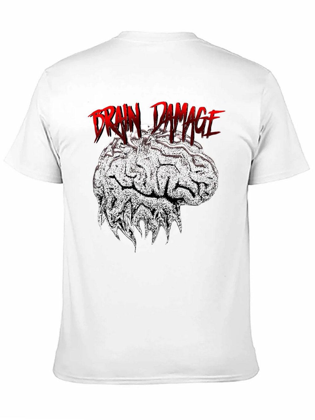 Brain Damage Graphic Tee - Unique Design Black T-Shirt product image 10