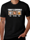 Humorous Schedule Graphic Tee product image 1