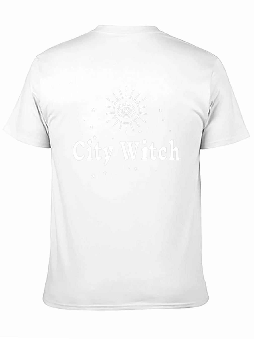 City Witch Graphic Tee - Unisex Black Cotton T-Shirt product image 9