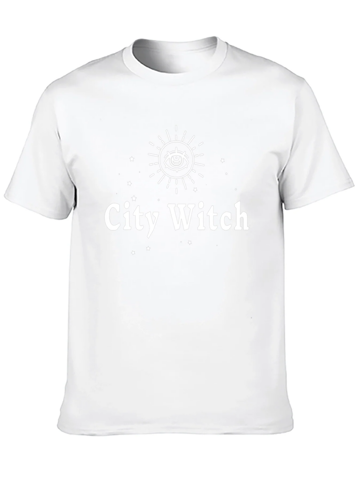 City Witch Graphic Tee - Unisex Black Cotton T-Shirt product image 8