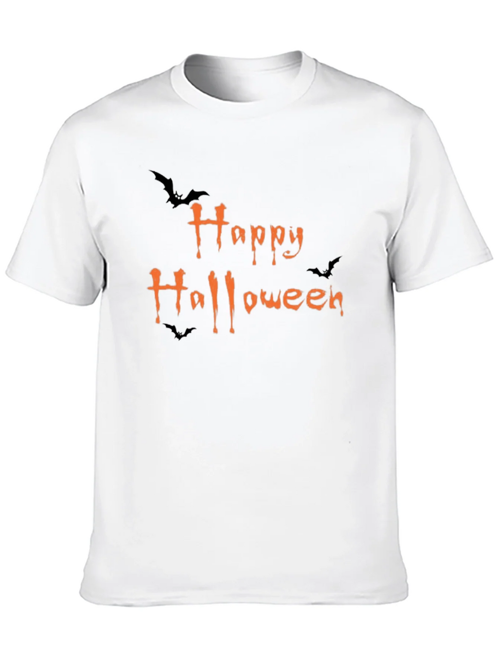 Happy Halloween Graphic Print Black T-Shirt product image 9