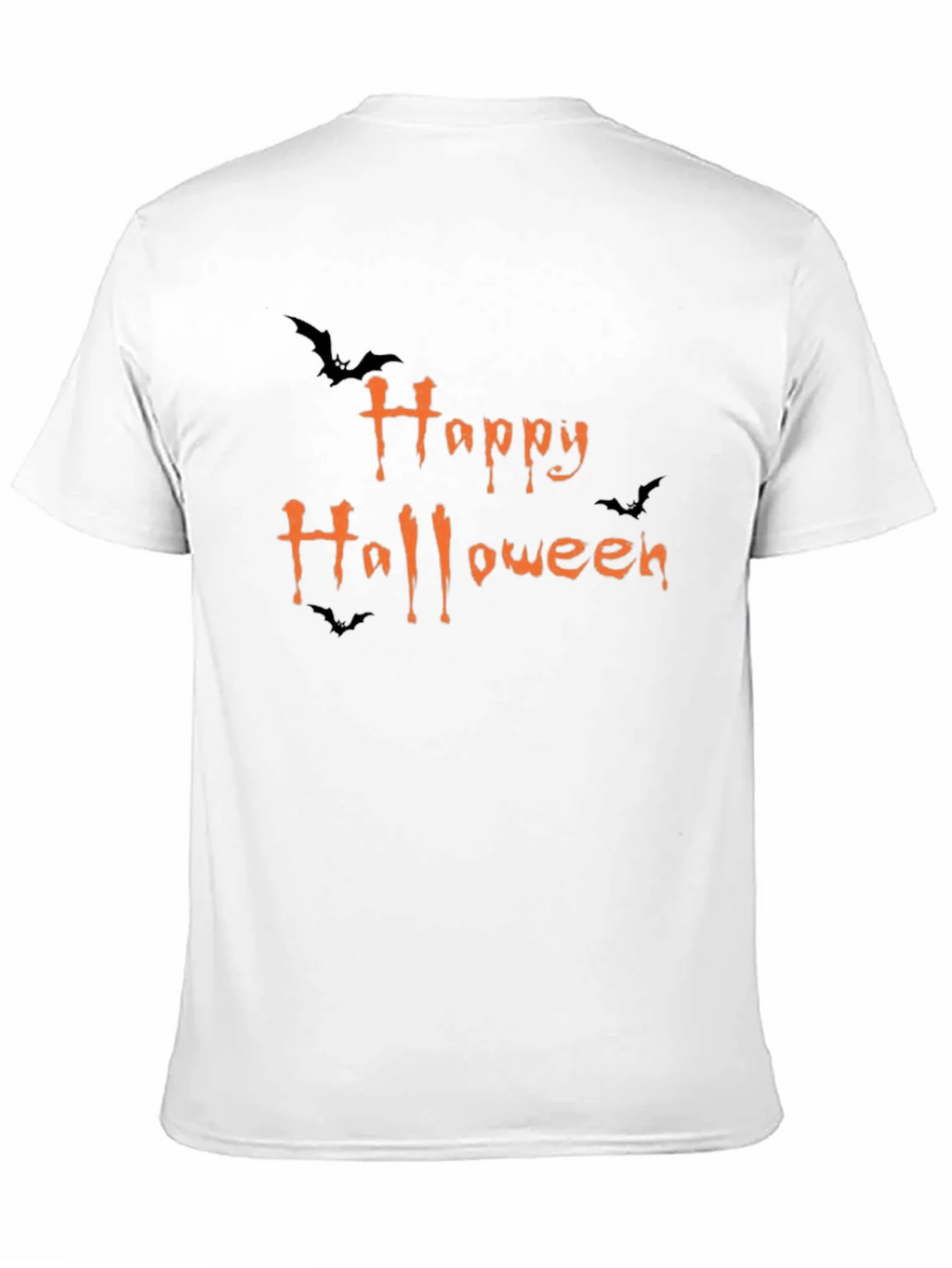 Happy Halloween Graphic Print Black T-Shirt product image 10