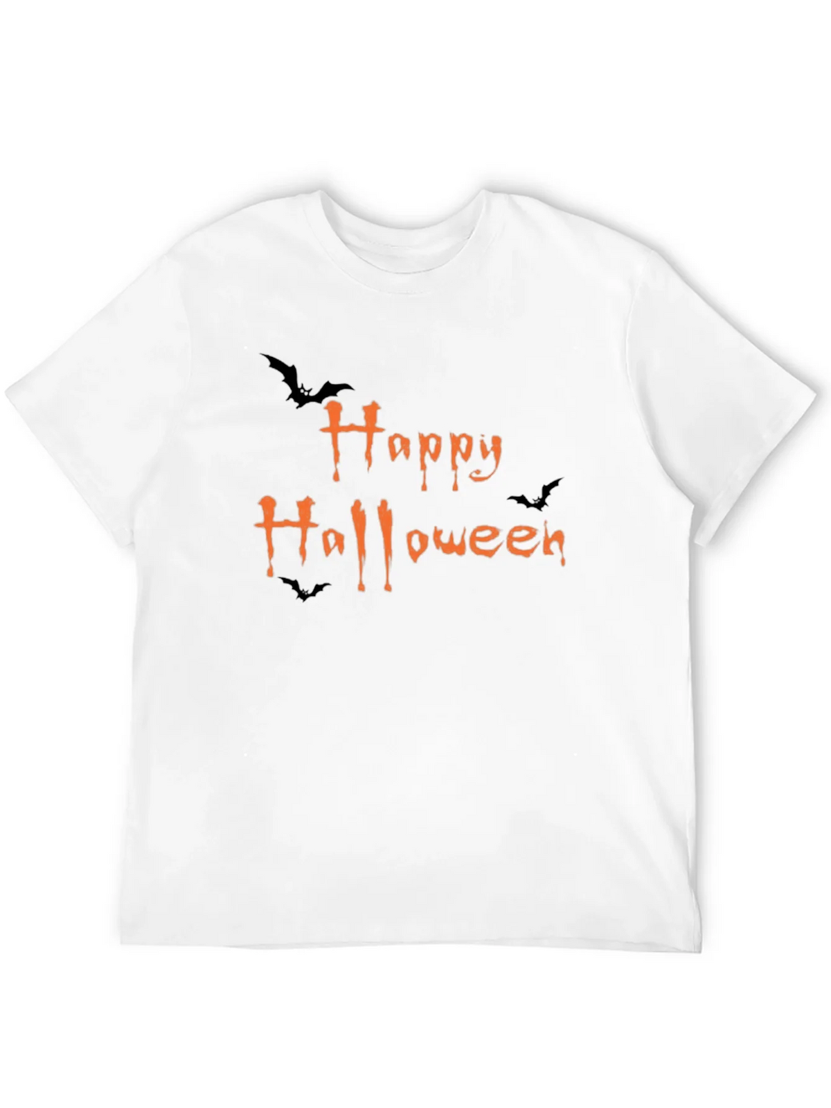 Happy Halloween Graphic Print Black T-Shirt product image 11
