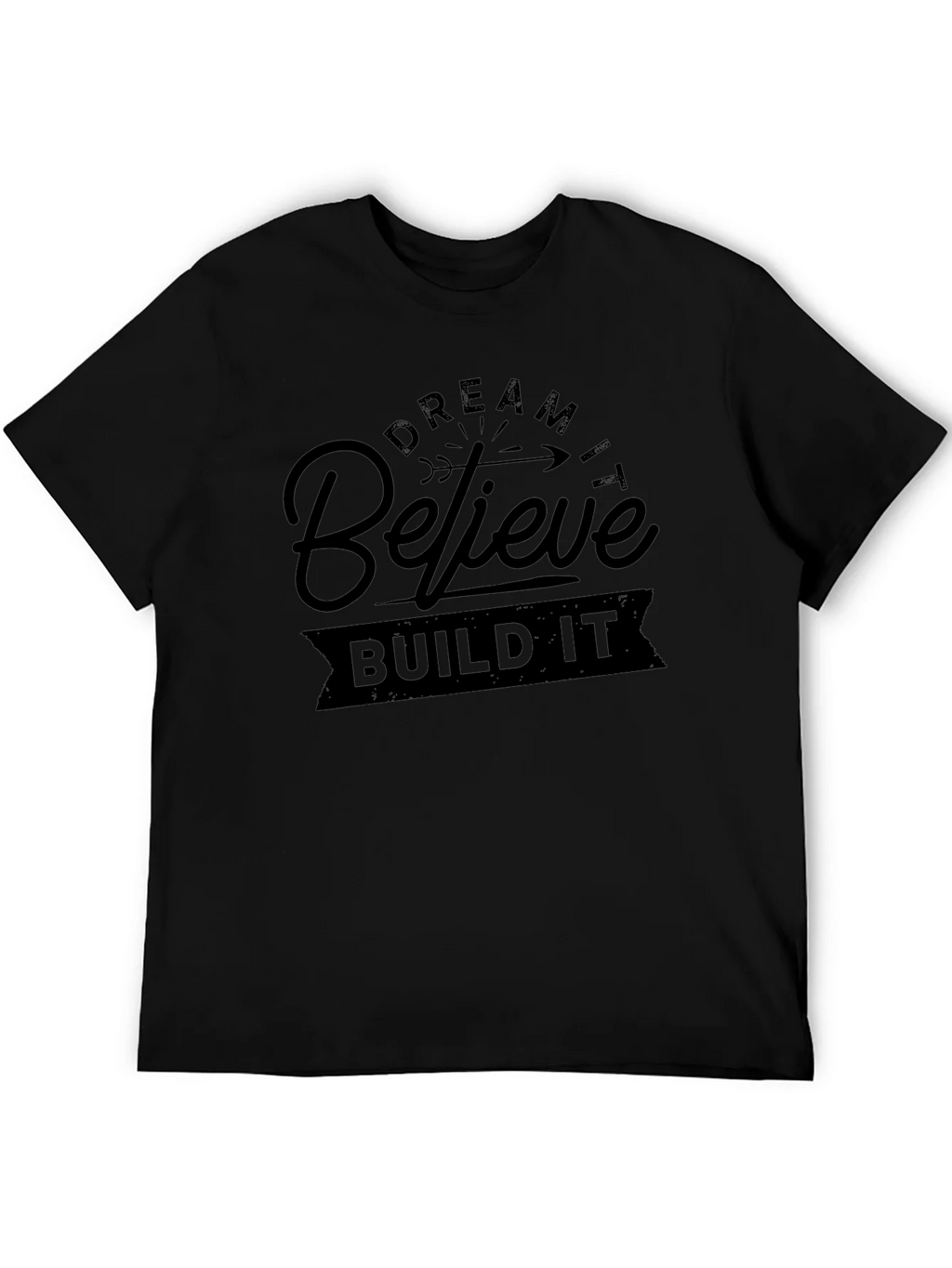 Dream Believe Build T-Shirt - Motivational Design product image 5