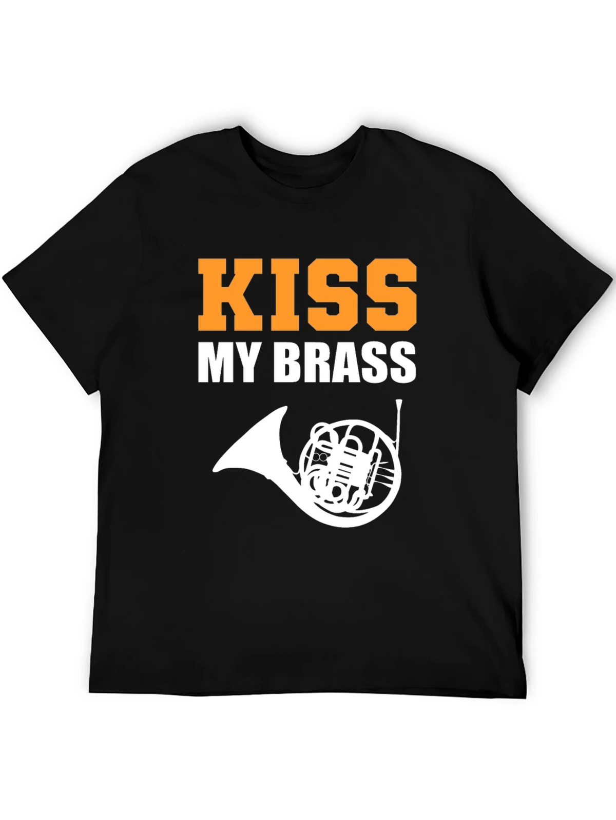 Kiss My Brass Funny French Horn T-Shirt product image 2